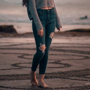 Hollister High Waist Super Skinny Jeans